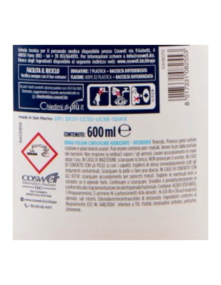 drago pulisan detergente anticalcare igienizzante spray - 600ml: tuttocasashop.live: pulizia e cura della casa