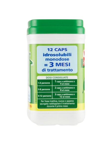wc net fosse biologiche - 12 caps - evita cattivi odori ingorghi e spurghi: tuttocasashop.live: pulizia e cura della casa