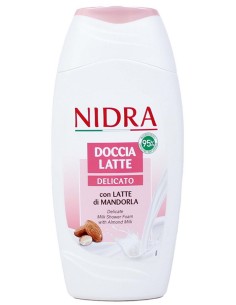 nidra docciaschiuma 250ml - doccia latte - delicato - con latte di mandorla: tuttocasashop.live: igiene e cura della persona