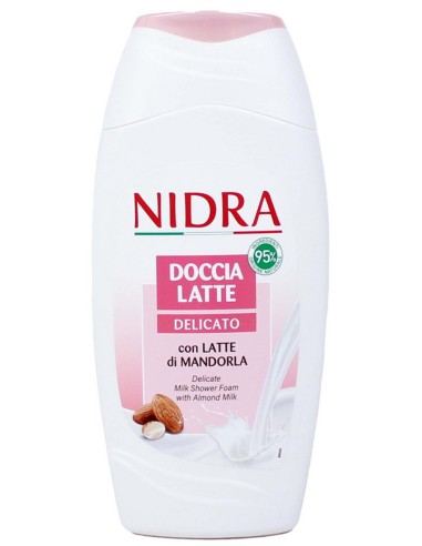 nidra docciaschiuma 250ml - doccia latte - delicato - con latte di mandorla: tuttocasashop.live: igiene e cura della persona