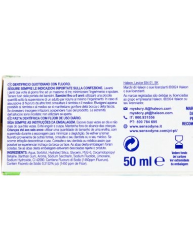 sensodyne dentifricio - 75ml - prosmalto junior 6-12 anni: tuttocasashop.live: igiene e cura della persona