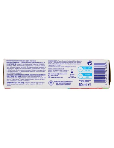 sensodyne dentifricio - 75ml - prosmalto kids 0-6 anni: tuttocasashop.live: igiene e cura della persona
