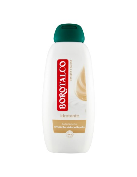 borotalco bagnoschiuma - 450ml - idratante - vaniglia e avena: tuttocasashop.live: igiene e cura della persona