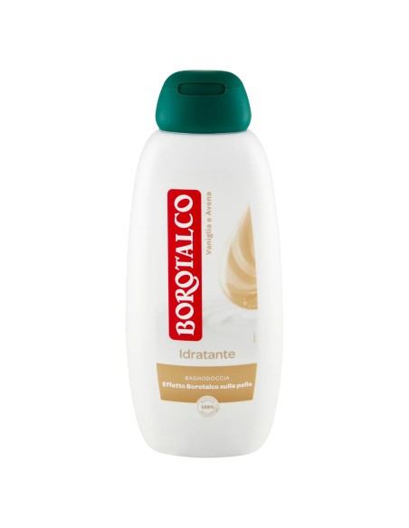 borotalco bagnoschiuma - 450ml - idratante - vaniglia e avena: tuttocasashop.live: igiene e cura della persona