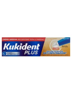 kukident plus crema adesiva - 35g - sigillo antibatterico anti-infiltrazioni: tuttocasashop.live: igiene e cura della persona