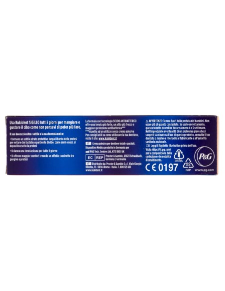 kukident plus crema adesiva - 35g - sigillo antibatterico anti-infiltrazioni: tuttocasashop.live: igiene e cura della persona
