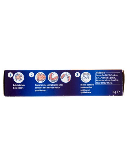 kukident plus crema adesiva - 35g - sigillo antibatterico anti-infiltrazioni: tuttocasashop.live: igiene e cura della persona