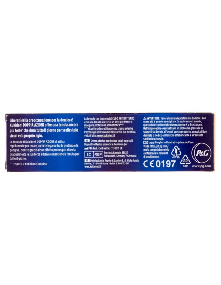 kukident plus crema adesiva - 35g - tenuta insuperabile - doppia azione: tuttocasashop.live: igiene e cura della persona
