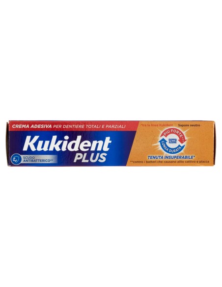 kukident plus crema adesiva - 35g - tenuta insuperabile - doppia azione: tuttocasashop.live: igiene e cura della persona