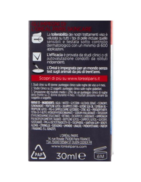 l'oreal revitalift laser retinolo puro 0.2 siero notte anti-rughe - 30ml: tuttocasashop.live: igiene e cura della persona