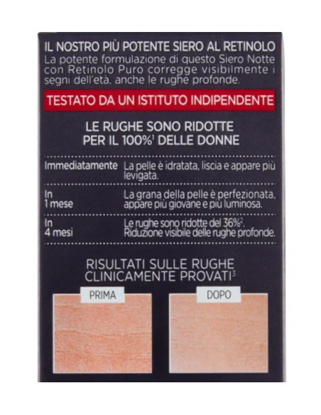 l'oreal revitalift laser retinolo puro 0.2 siero notte anti-rughe - 30ml: tuttocasashop.live: igiene e cura della persona