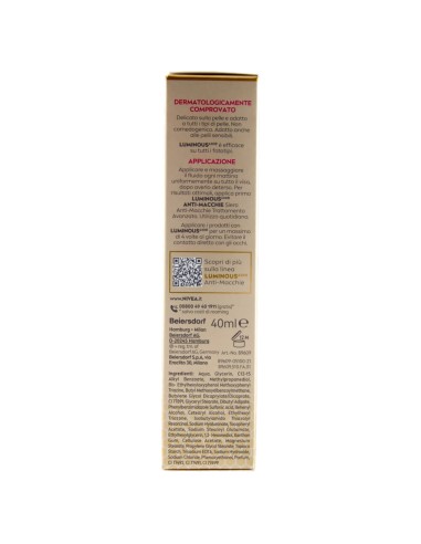 nivea luminous 630 anti-macchie fluido cc spf30 3in1 - 02 medium - 40ml: tuttocasashop.live: igiene e cura della persona