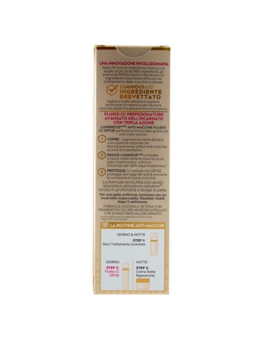 nivea luminous 630 anti-macchie fluido cc spf30 3in1 - 02 medium - 40ml: tuttocasashop.live: igiene e cura della persona