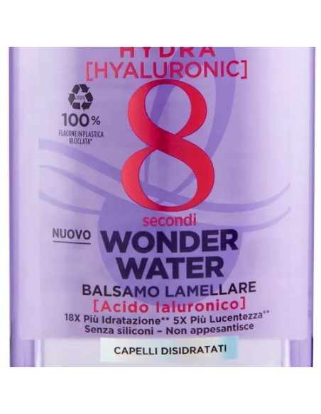 elvive wonder water hydra hyaluronic 8 secondi - 200ml - balsamo lamellare: tuttocasashop.live: igiene e cura della persona