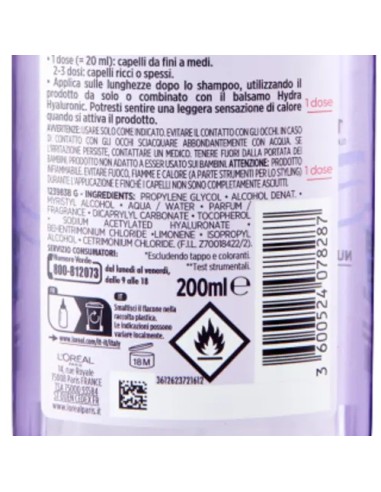 elvive wonder water hydra hyaluronic 8 secondi - 200ml - balsamo lamellare: tuttocasashop.live: igiene e cura della persona