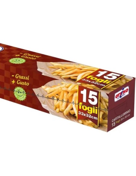 ottimo ben fritto carta assorbente speciale per fritti - 15 fogli 33x32cm: tuttocasashop.live: carta & monouso