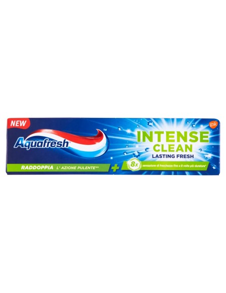 aquafresh dentifricio 75ml - intense clean - freschezza lunga durata: tuttocasashop.live: igiene e cura della persona