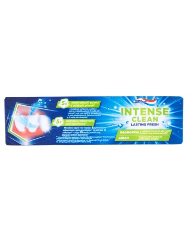 aquafresh dentifricio 75ml - intense clean - freschezza lunga durata: tuttocasashop.live: igiene e cura della persona
