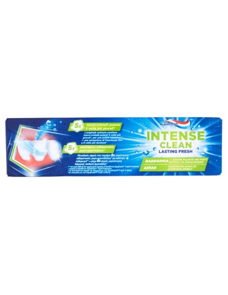 aquafresh dentifricio 75ml - intense clean - freschezza lunga durata: tuttocasashop.live: igiene e cura della persona
