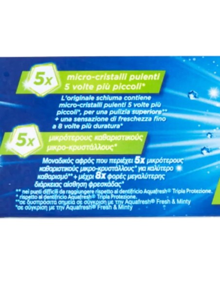 aquafresh dentifricio 75ml - intense clean - freschezza lunga durata: tuttocasashop.live: igiene e cura della persona