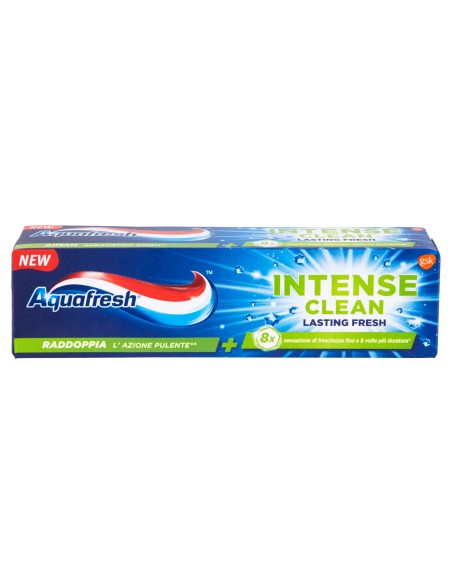 aquafresh dentifricio 75ml - intense clean - freschezza lunga durata: tuttocasashop.live: igiene e cura della persona