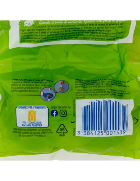 spontex spirenett spugne metalliche inox 4pz - pagliette abrasive: tuttocasashop.live: pulizia e cura della casa