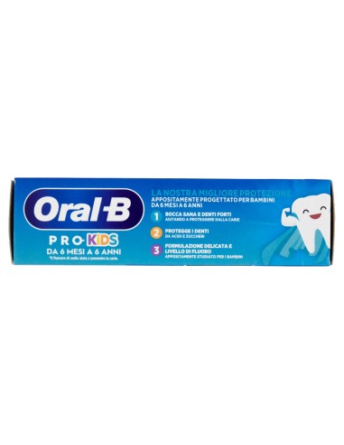 oral-b pro-kids dentifricio 50ml - denti forti e bocca sana - da 0 a 6 anni: tuttocasashop.live: igiene e cura della persona