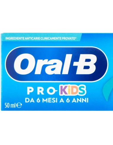 oral-b pro-kids dentifricio 50ml - denti forti e bocca sana - da 0 a 6 anni: tuttocasashop.live: igiene e cura della persona