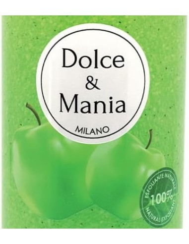 dolce & mania doccia shower gel esfoliante - 300ml - mela verde: tuttocasashop.live: igiene e cura della persona