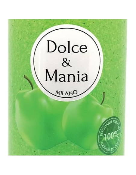 dolce & mania doccia shower gel esfoliante - 300ml - mela verde: tuttocasashop.live: igiene e cura della persona