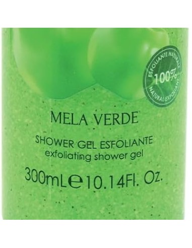 dolce & mania doccia shower gel esfoliante - 300ml - mela verde: tuttocasashop.live: igiene e cura della persona