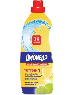 limonello gel lavastoviglie - 38 lavaggi - 684ml - al limone: tuttocasashop.live: pulizia e cura della casa