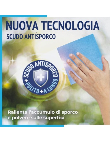 quasar vetri detergente spray - 680ml - con erogatore - con alcool: tuttocasashop.live: pulizia e cura della casa