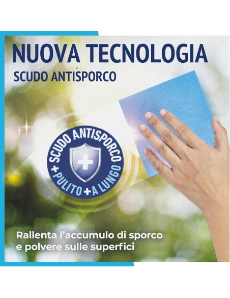 quasar vetri detergente spray - 680ml - con erogatore - con alcool: tuttocasashop.live: pulizia e cura della casa