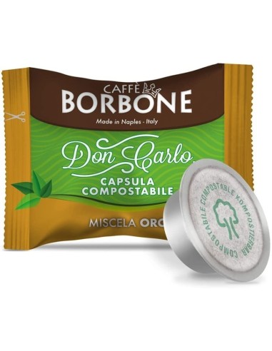 borbone don carlo caffe' 50 capsule compatibili a modo mio - miscela oro: tuttocasashop.live: altro - bazar