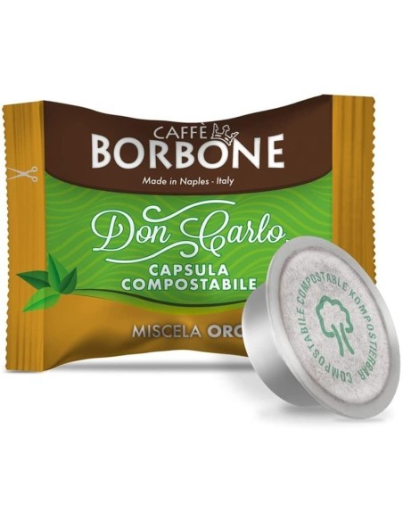 borbone don carlo caffe' 50 capsule compatibili a modo mio - miscela oro: tuttocasashop.live: altro - bazar