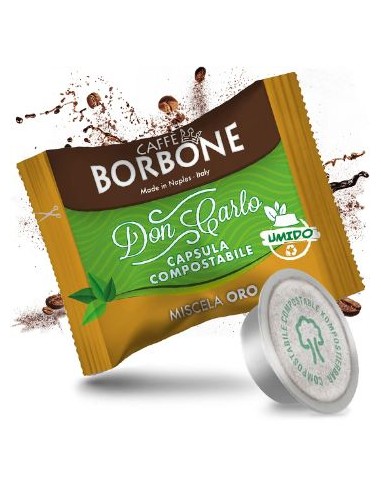 borbone don carlo caffe' 50 capsule compatibili a modo mio - miscela oro: tuttocasashop.live: altro - bazar