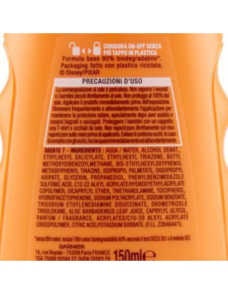 ambre solaire kids spray solare - 150ml - spf50+ - protezione molto alta: tuttocasashop.live: igiene e cura della persona
