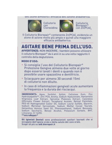 biorepair collutorio - 500ml - alta densita' - protezione gengive: tuttocasashop.live: igiene e cura della persona