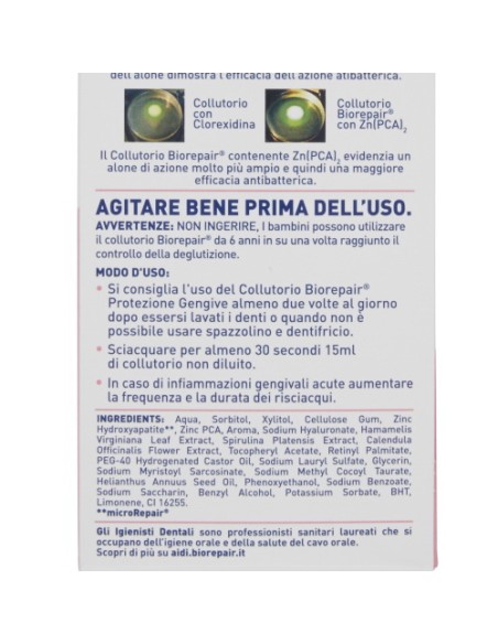 biorepair collutorio - 500ml - alta densita' - protezione gengive: tuttocasashop.live: igiene e cura della persona