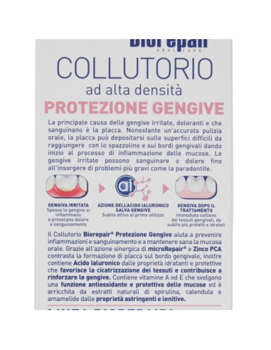 biorepair collutorio - 500ml - alta densita' - protezione gengive: tuttocasashop.live: igiene e cura della persona