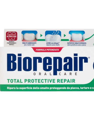biorepair dentifricio - 75ml - total protection - protezione carie e smalto: tuttocasashop.live: igiene e cura della persona