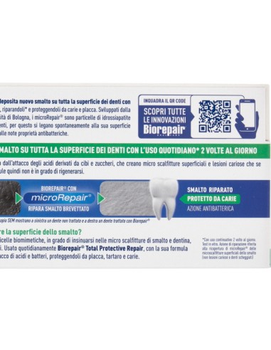 biorepair dentifricio - 75ml - total protection - protezione carie e smalto: tuttocasashop.live: igiene e cura della persona