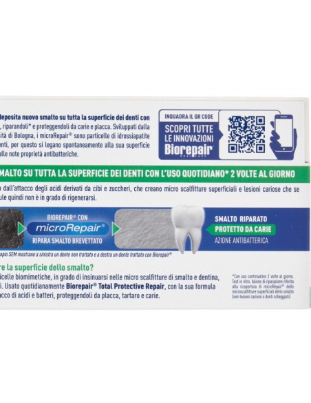biorepair dentifricio - 75ml - total protection - protezione carie e smalto: tuttocasashop.live: igiene e cura della persona