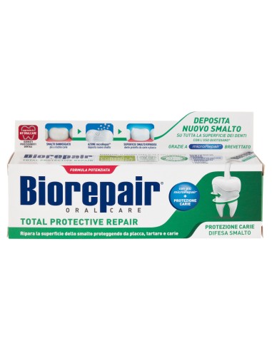 biorepair dentifricio - 75ml - total protection - protezione carie e smalto: tuttocasashop.live: igiene e cura della persona