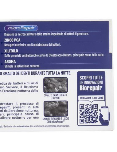 biorepair dentifricio - 75ml - advanced - notte azione intensiva: tuttocasashop.live: igiene e cura della persona