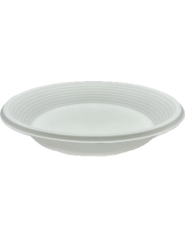 20 piatti monouso plastica bianchi extra rigidi diametro 20.5cm - fondi: tuttocasashop.live: carta & monouso