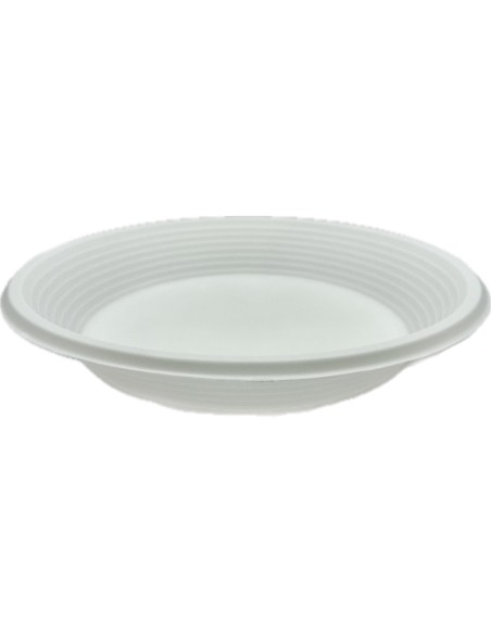 20 piatti monouso plastica bianchi extra rigidi diametro 20.5cm - fondi: tuttocasashop.live: carta & monouso