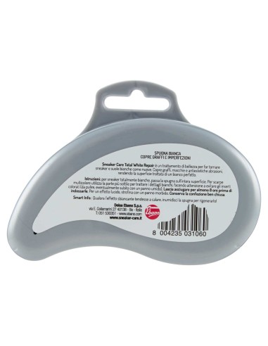 calzanetto sneaker total white repair - spugna bianca coprente: tuttocasashop.live: prodotti per bucato e tessuti
