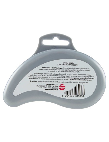 calzanetto sneaker total white repair - spugna bianca coprente: tuttocasashop.live: prodotti per bucato e tessuti